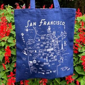 MAPTOTE San Fransisco Denim Tote Bag